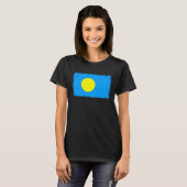 Palau Flag pride Palauan Roots inside Palau T-shirt (Voorkant volledig)
