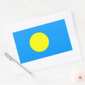 Palau Flag Rechthoekige Sticker (Envelop)