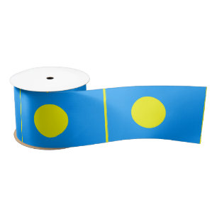 Palau Flag Satijnen Lint