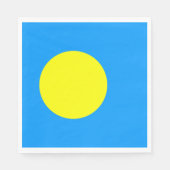Palau Flag Servet (Voorkant)