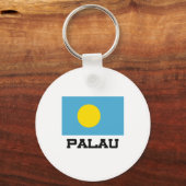 Palau Flag Sleutelhanger (Voorkant)