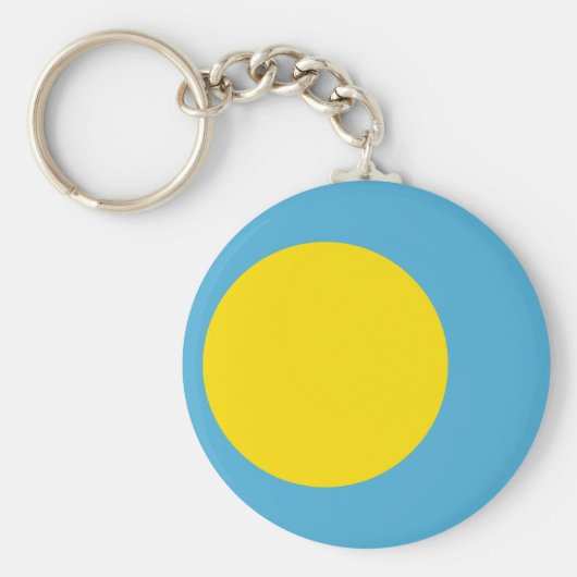 Palau Flag Sleutelhanger (Voorkant)