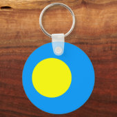Palau Flag Sleutelhanger (Achterkant)