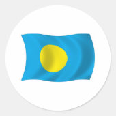 Palau Flag Sticker (Voorkant)