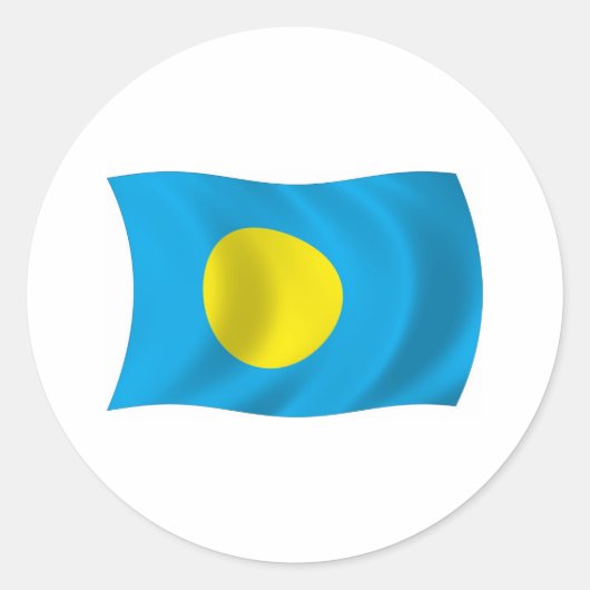 Palau Flag Sticker (Voorkant)