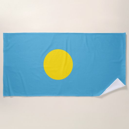 Palau Flag Strandlaken (Voorkant)