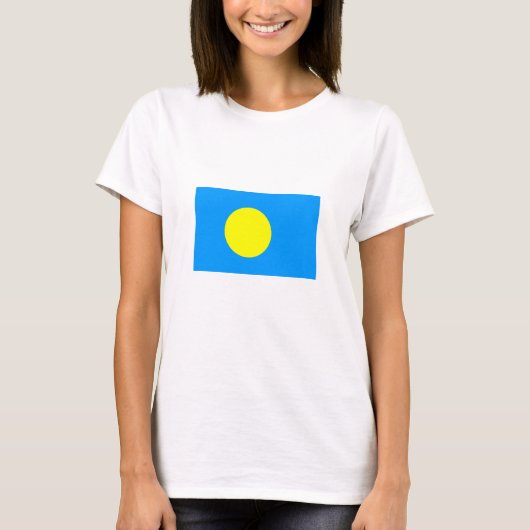 Palau Flag T-shirt (Voorkant)