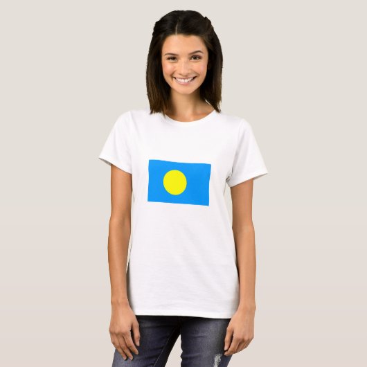 Palau Flag T-shirt (Voorkant volledig)