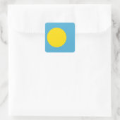 Palau Flag Vierkante Sticker (Tas)