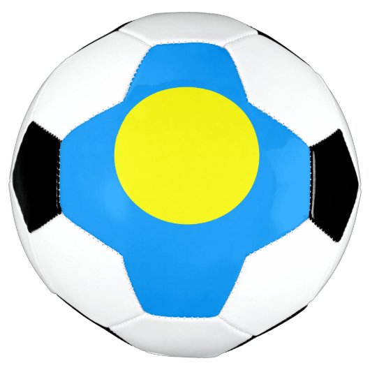 Palau Flag Voetbal (Gedraaid)