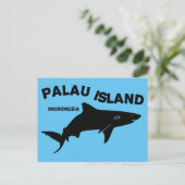 Palau Island duiken met haaien Briefkaart (Staand voorkant)