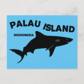 Palau Island duiken met haaien Briefkaart (Voorkant)