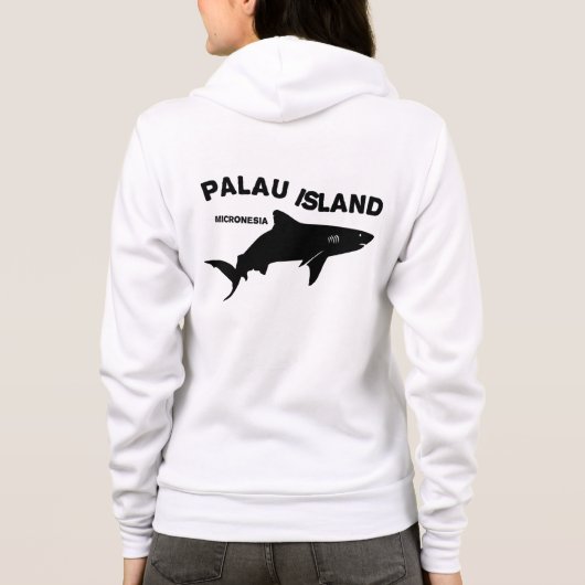 Palau Island duiken met haaien Hoodie (Achterkant)