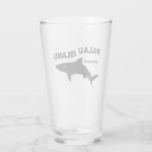 Palau Island - Micronesia Shark Diving Glas (Achterkant)