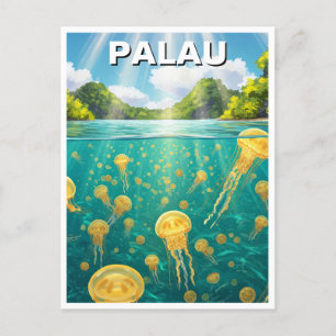 Palau Jellyfish Lake Reizen Briefkaart