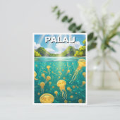 Palau Jellyfish Lake Reizen Briefkaart (Staand voorkant)