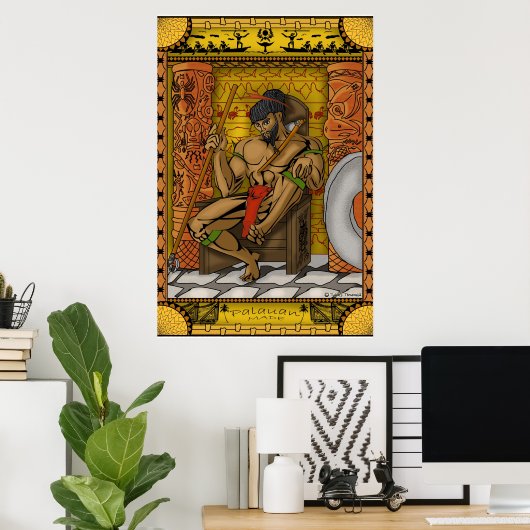 palau mannetje poster (Thuiskantoor)