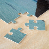 Palau, Micronesia, Palmboom bij Palau-lagune Legpuzzel (Zijkant)