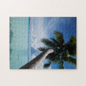 Palau, Micronesia, Palmboom bij Palau-lagune Legpuzzel (Horizontaal)