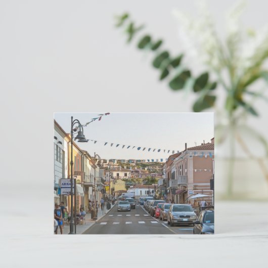 Palau. Nummer 7. Briefkaart (Staand voorkant)