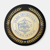 Palau officieel zegel magneet (Voorkant)