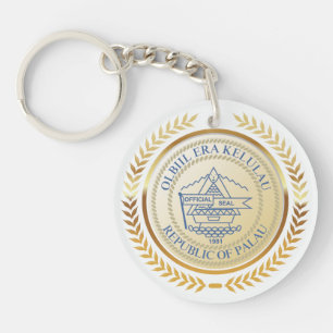 Palau officieel zegel sleutelhanger