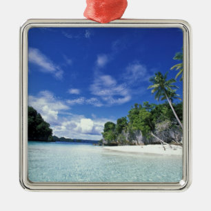Palau, Rock Islands, Honeymoon Island, Wereld Metalen Ornament