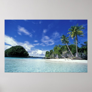 Palau, Rock Islands, Honeymoon Island, Wereld Poster