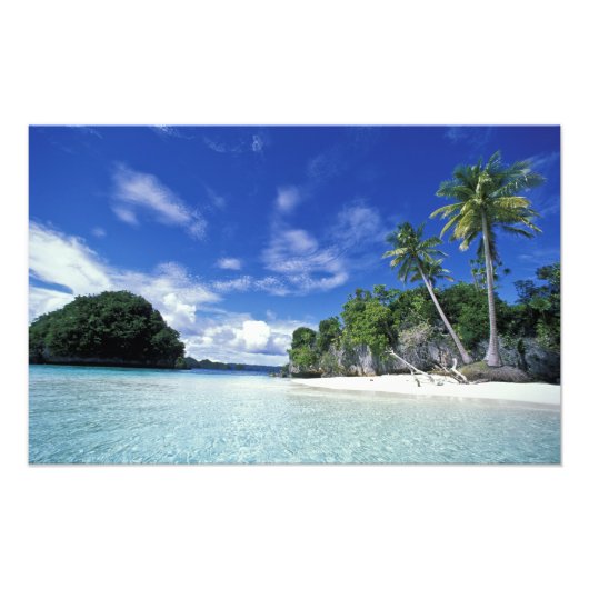 Palau, Rock Islands, Honeymoon Island, World Foto Afdruk (Voorkant)