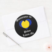 Palau Ronde Sticker (Envelop)