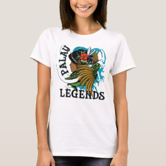 Palau Turtle and Grass Skirt Legend T-shirt