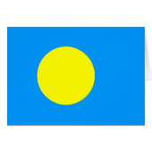 Palau vlag (Voorkant Horizontaal)