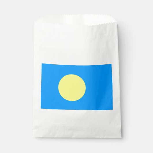 Palau vlag bedankzakje (Voorkant)