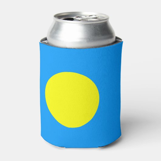 Palau-vlag Blikjeskoeler (Blikje Voorkant)