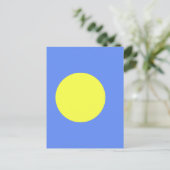 Palau-vlag Briefkaart (Staand voorkant)