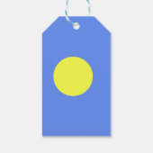 Palau-vlag Cadeaulabel (Achterkant)