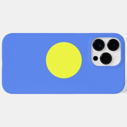 Palau-vlag Case-Mate iPhone Case (Achterkant (horizontaal))