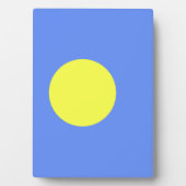 Palau-vlag Fotoplaat (voorkant)