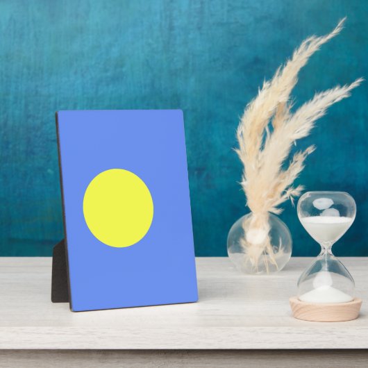 Palau-vlag Fotoplaat (Zijkant)