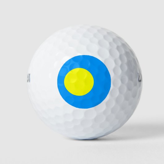 Palau-vlag Golfballen (Voorkant)
