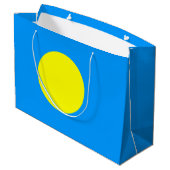 Palau vlag groot cadeauzakje (Achterkant Gekanteld)