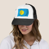 Palau Vlag Hoed Trucker Pet (In situ)