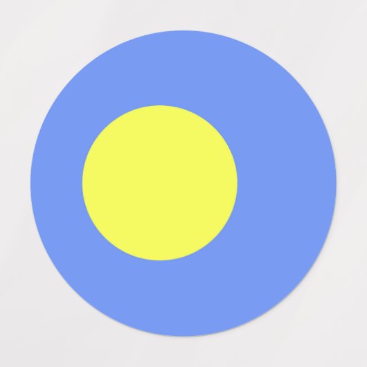 Palau-vlag Labels (Design 2)