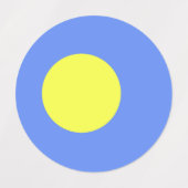 Palau-vlag Labels (Design 1)