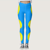 Palau vlag leggings (Voorkant)