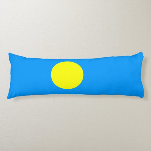 Palau vlag lichaamskussen (Voorkant)