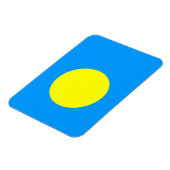 Palau vlag magneet (Linkerzijde)