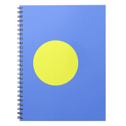 Palau-vlag Notitieboek (Voorkant)