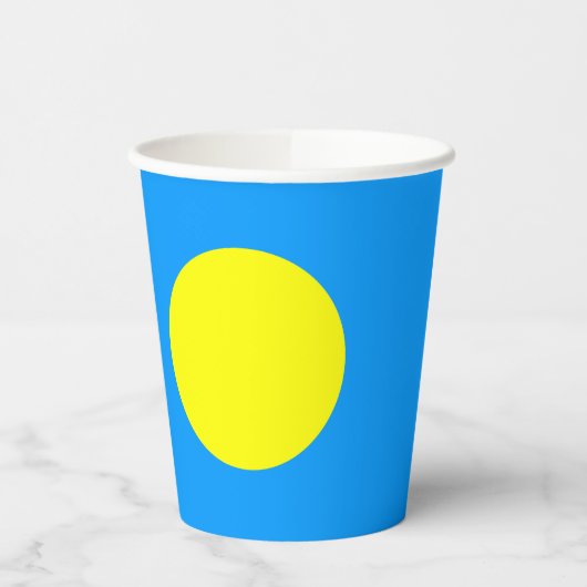 Palau-vlag Papieren Bekers (Links)