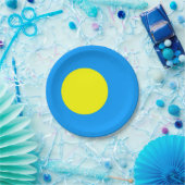 Palau vlag papieren bordje (Feest)